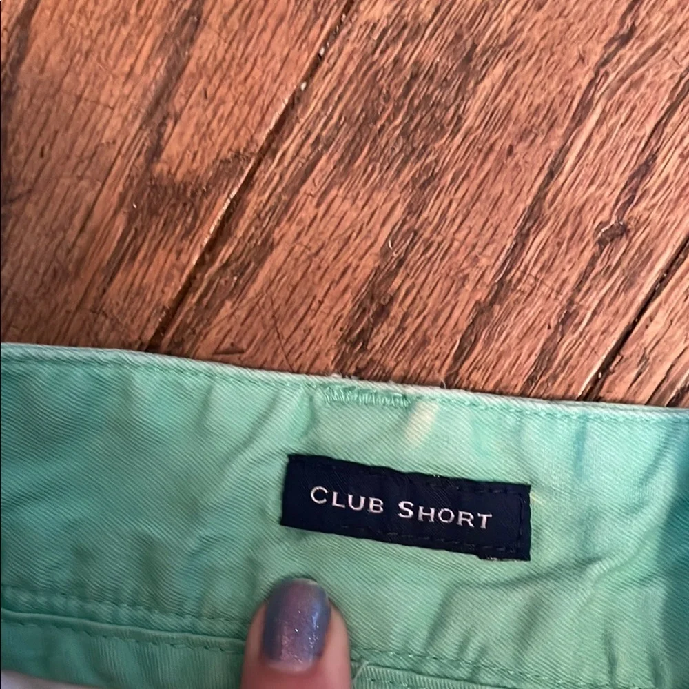 Vineyard Vines Lime Green Flat Front Shorts for men